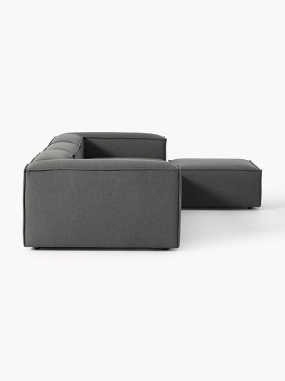 Modulares Sofa Lennon (4-Sitzer) mit Hocker (links/rechts)