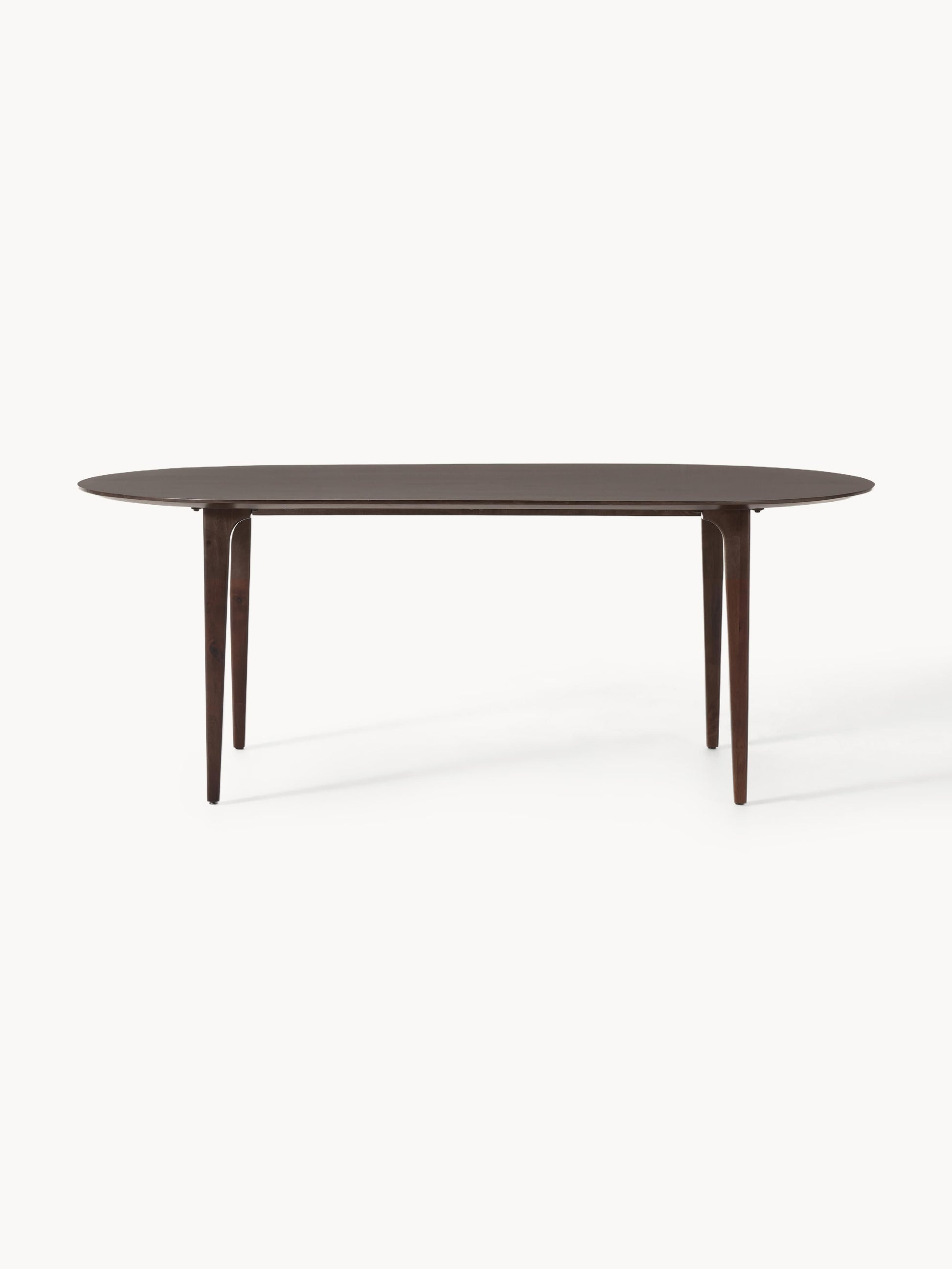 Ovaler Esstisch Archie aus Mangoholz, 200 x 100 cm