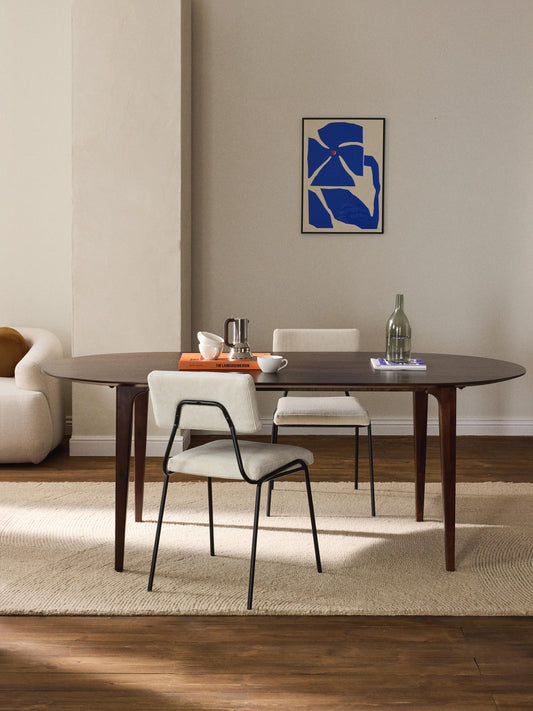 Ovaler Esstisch Archie aus Mangoholz, 200 x 100 cm