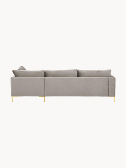 Samt-Ecksofa Luna