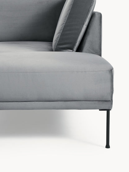 Samt-Ecksofa Fluente