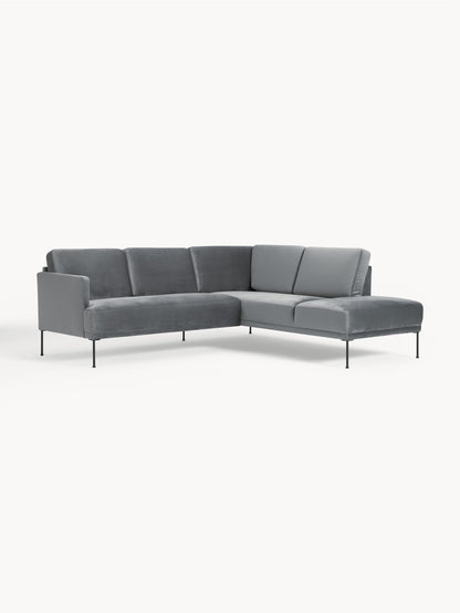 Samt-Ecksofa Fluente