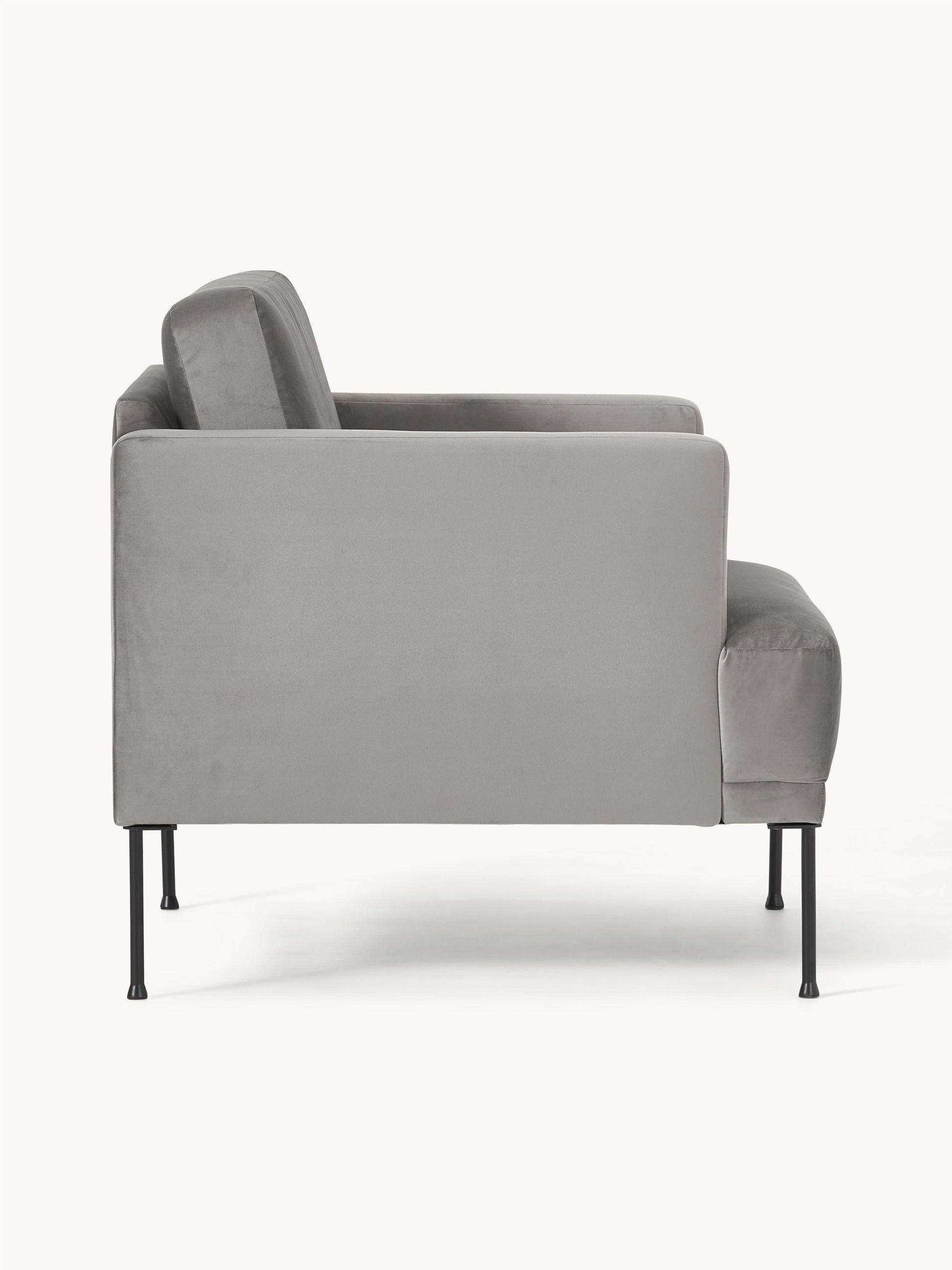Samt-Sessel Fluente