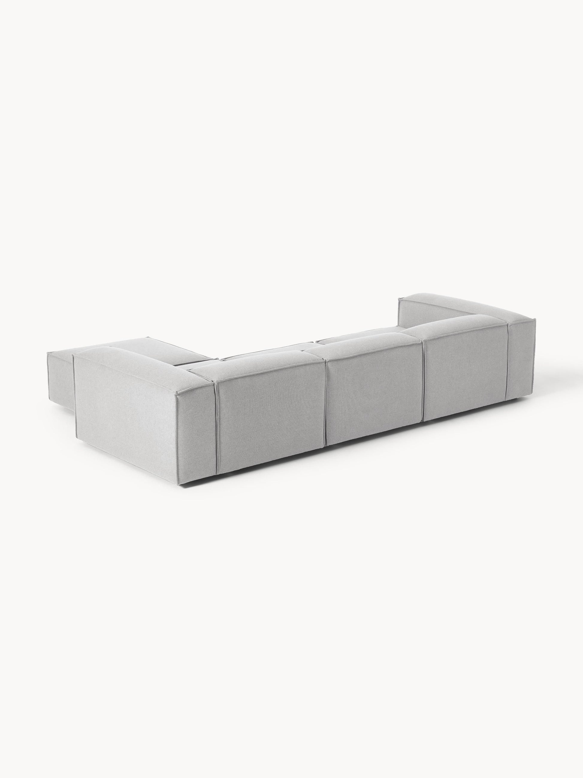 Modulares Sofa Lennon (4-Sitzer) mit Hocker (links/rechts)