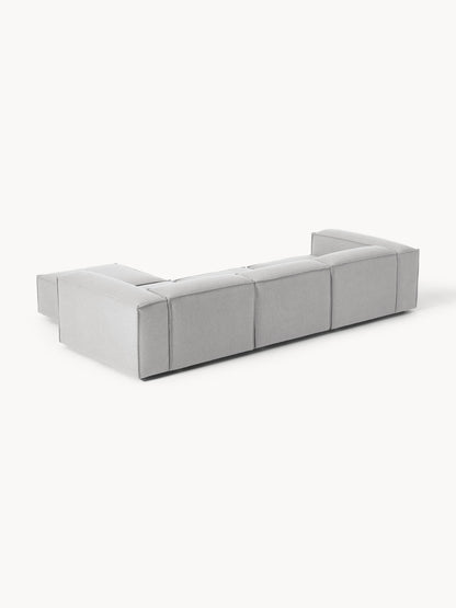 Modulares Sofa Lennon (4-Sitzer) mit Hocker (links/rechts)