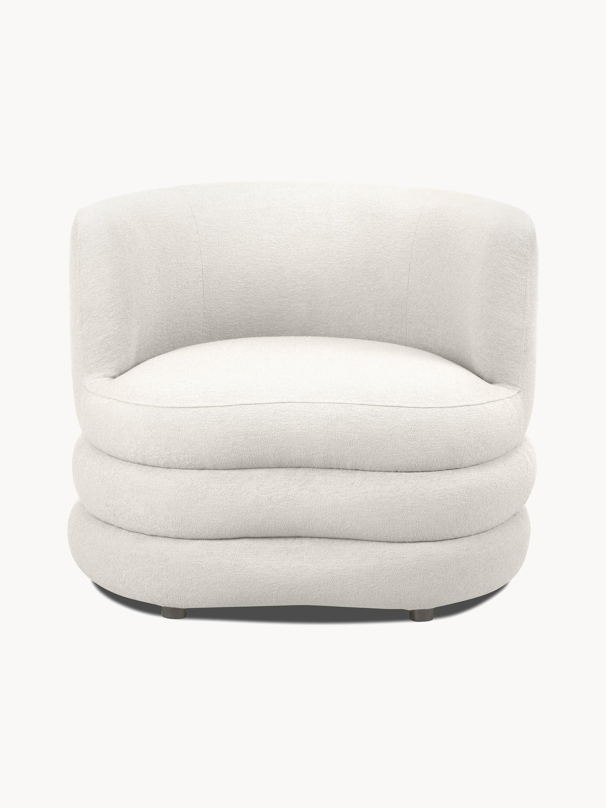 Designer Bouclé-Sessel Solomon