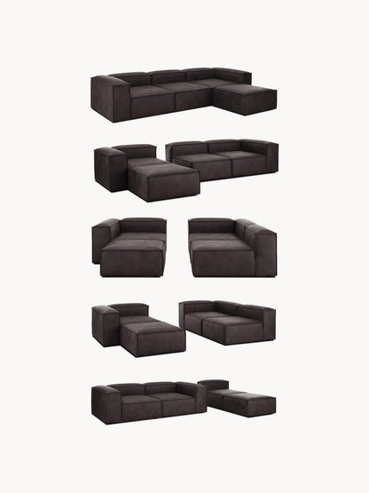 Sofa-Hocker Lennon aus Leder