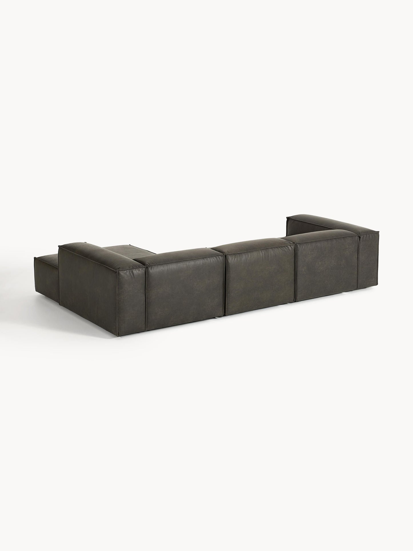 Modulares Ecksofa Lennon (4-Sitzer) aus Leder