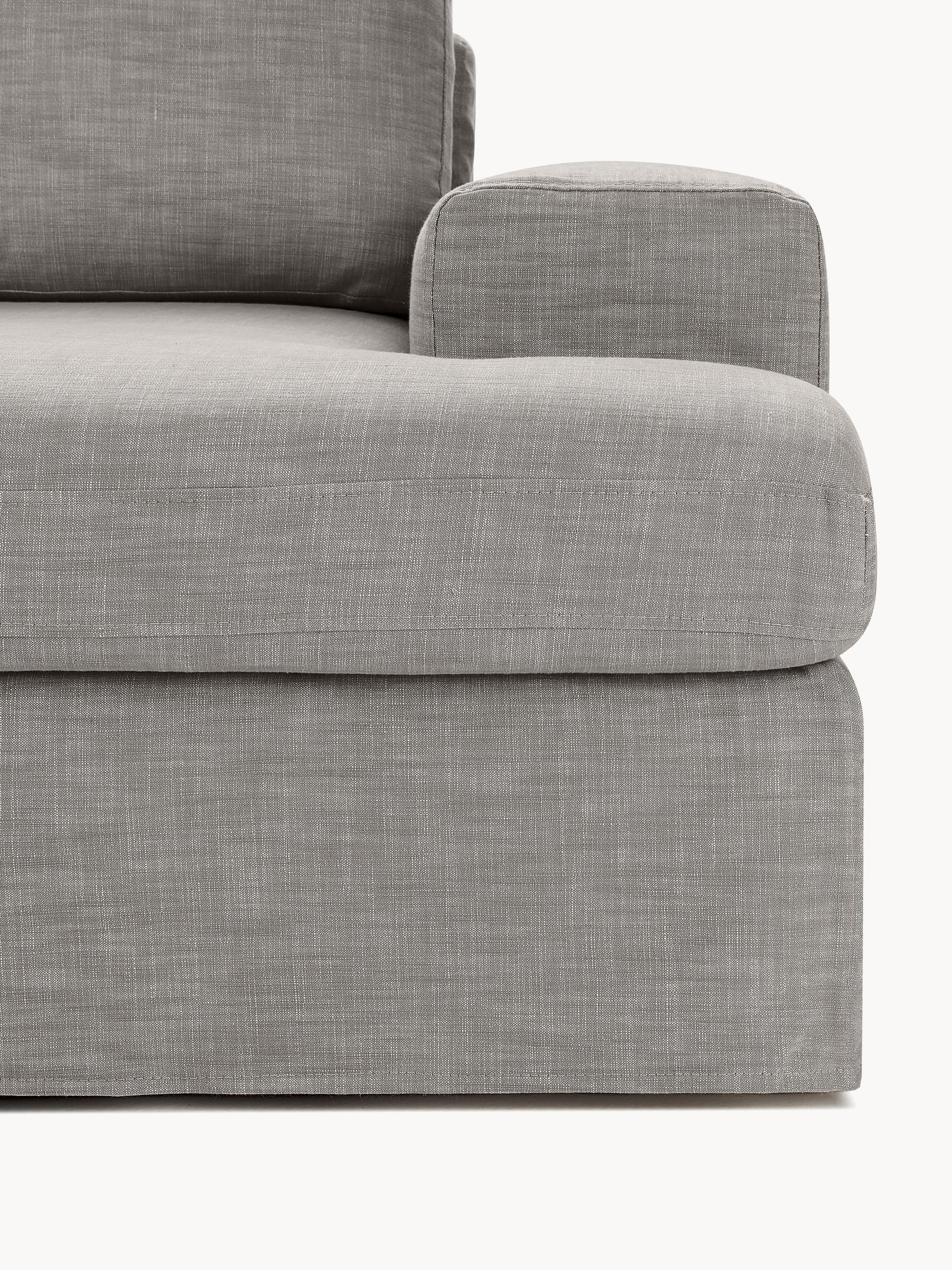 Modulares Sofa Russell (4-Sitzer) mit Hocker (links/rechts)