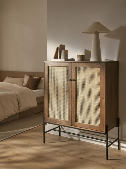 Highboard Vienna mit Wiener Geflecht