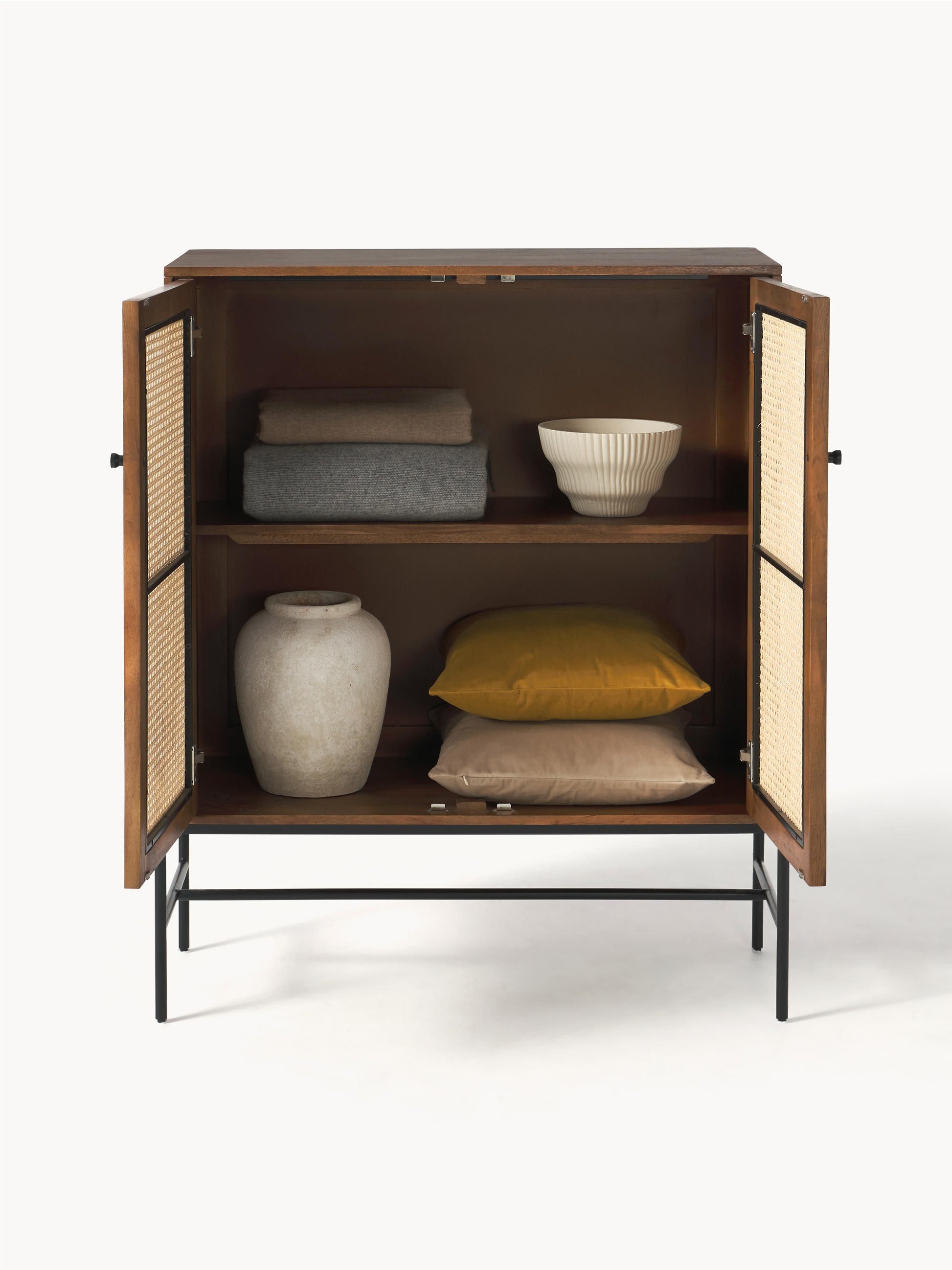 Highboard Vienna mit Wiener Geflecht