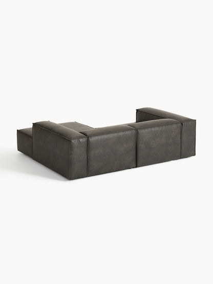 Modulares Ecksofa Lennon (2-Sitzer) aus Leder