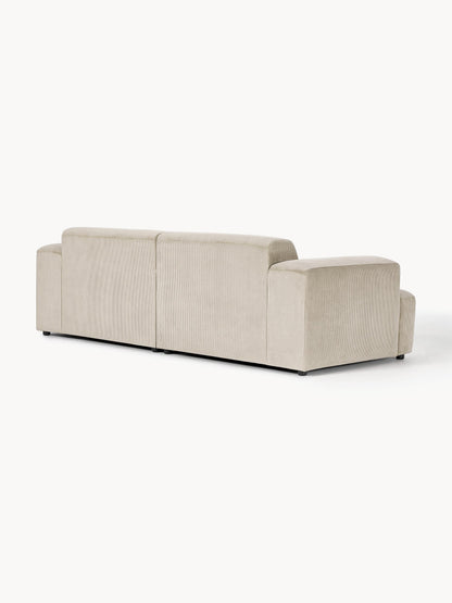 Cord-Sofa Melva (3-Sitzer)