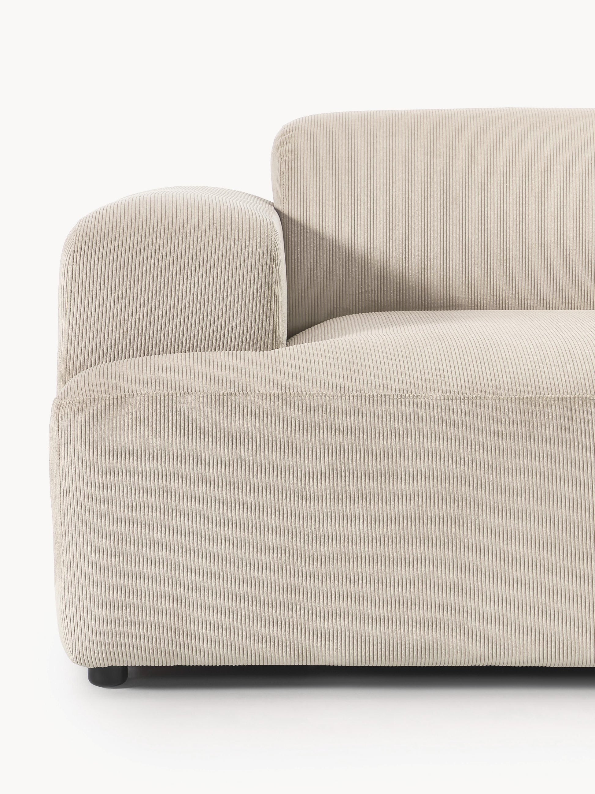Cord-Sofa Melva (3-Sitzer)