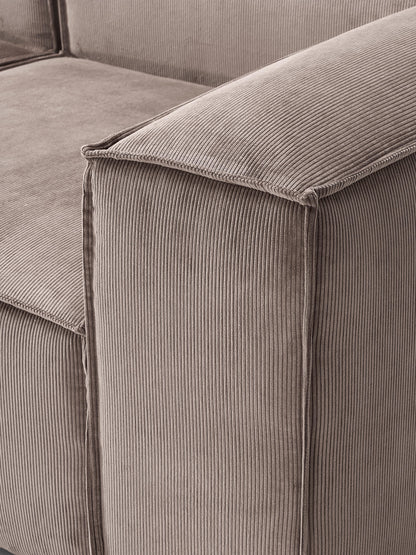 Modulares Sofa Lennon (3-Sitzer) aus Cord