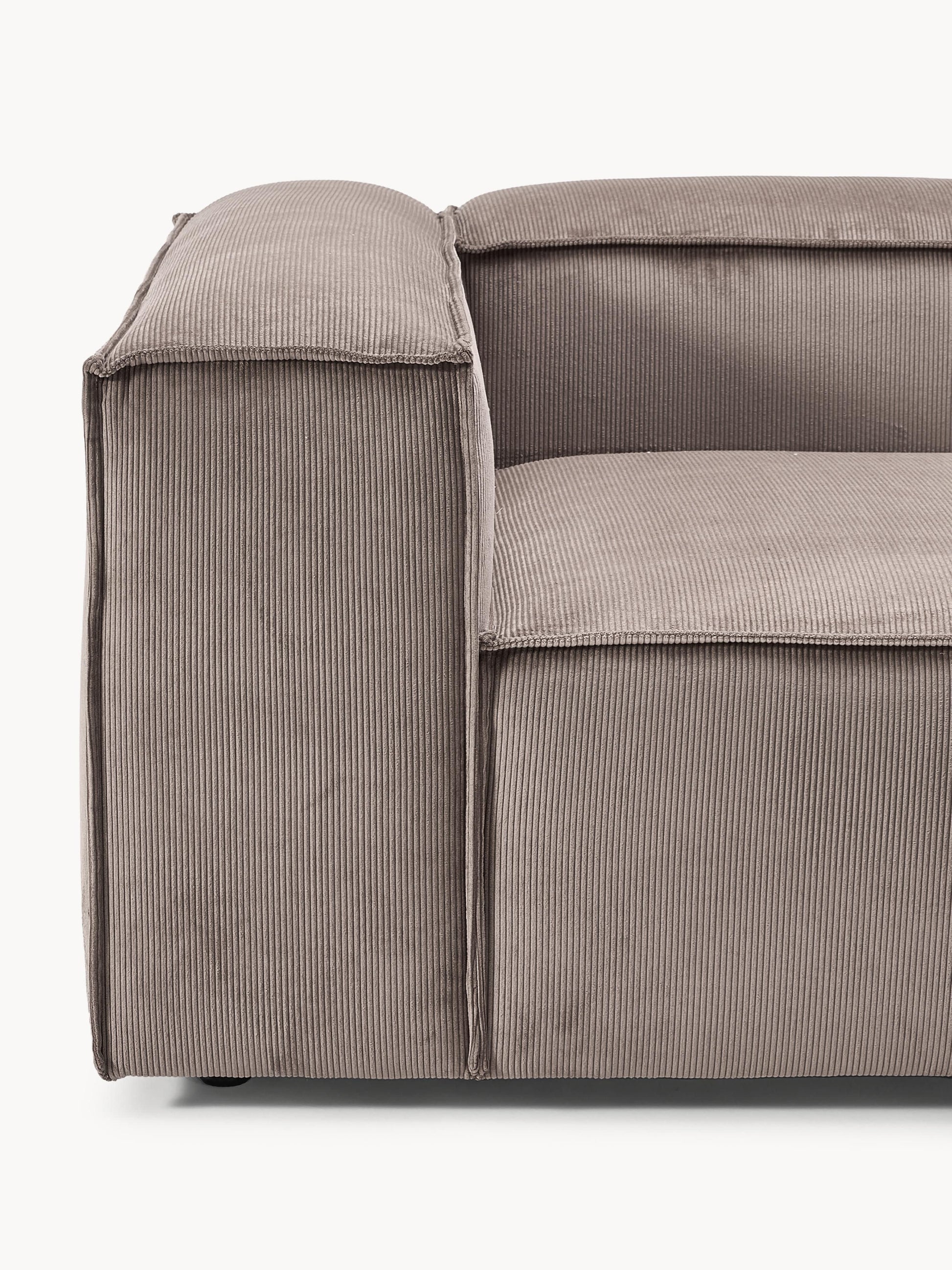 Modulares Sofa Lennon (3-Sitzer) aus Cord
