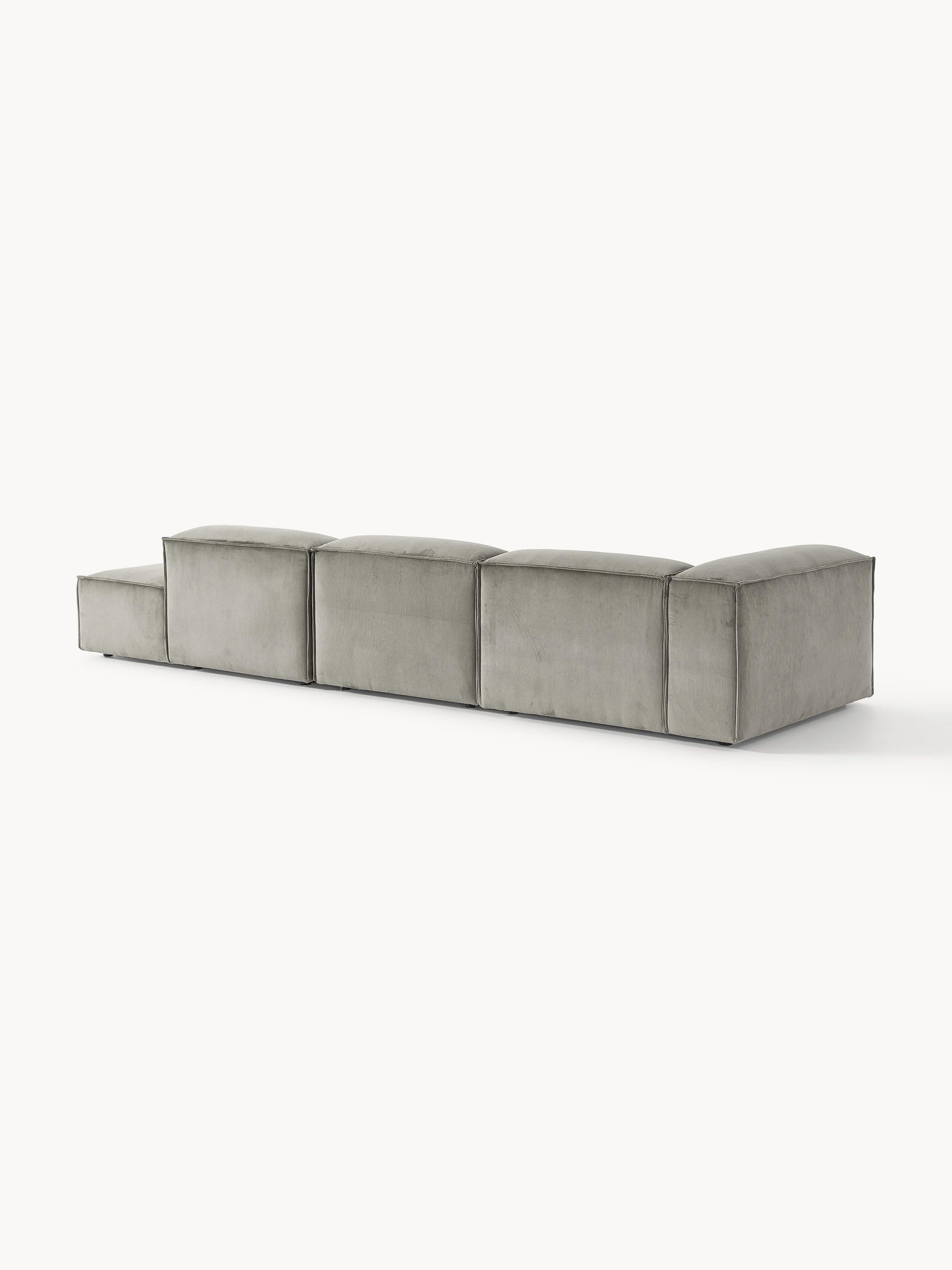 Modulare XL-Ottomane Lennon aus Cord