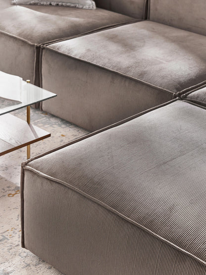 Sofa-Hocker Lennon aus Cord