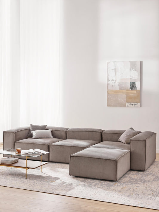 Sofa-Hocker Lennon aus Cord
