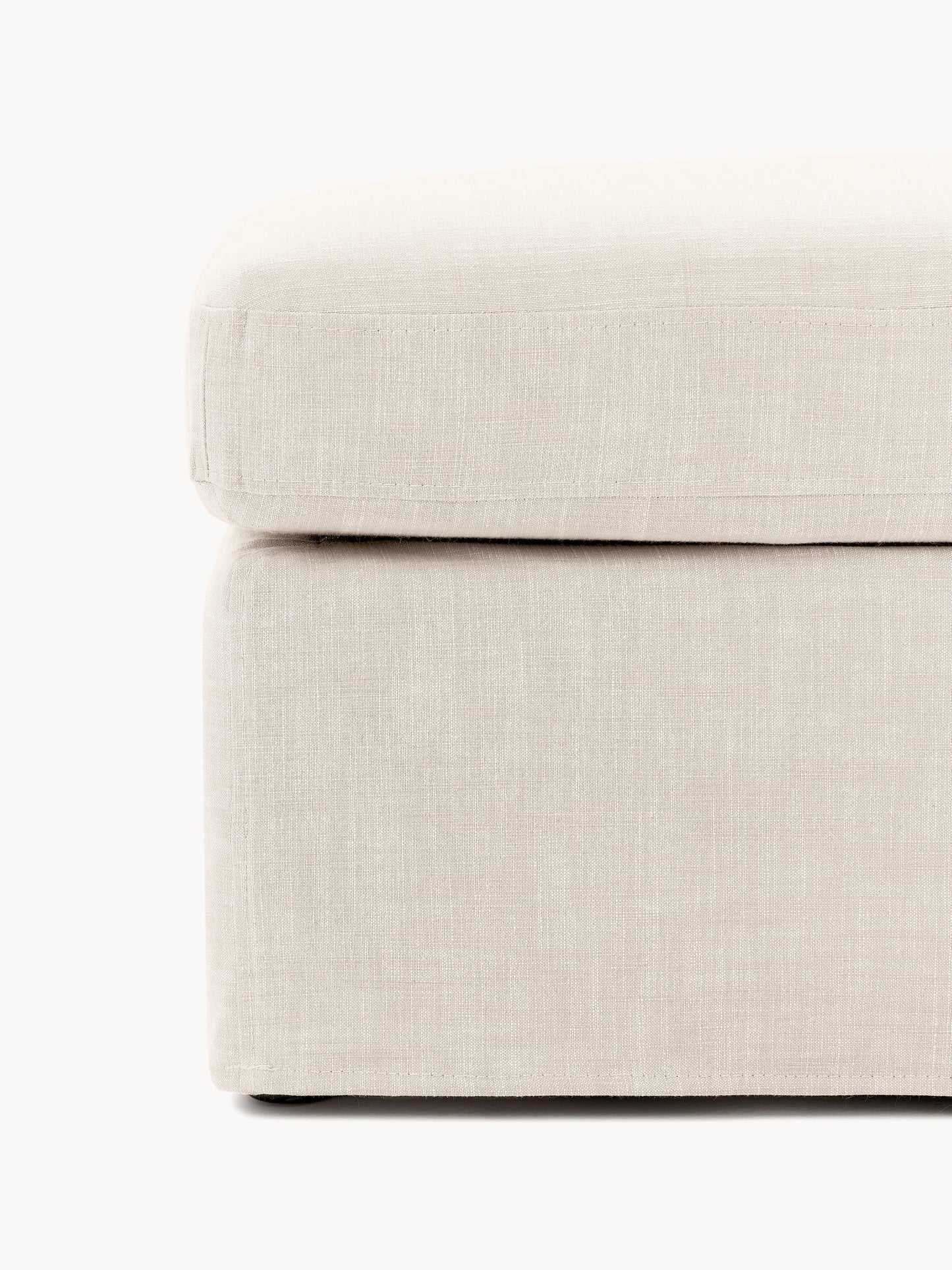 Sofa-Hocker Russell mit abnehmbaren Bezügen