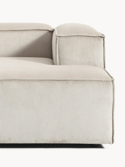 Modulares Ecksofa Lennon (4-Sitzer) aus Cord