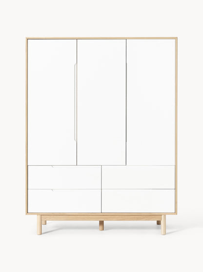 Kleiderschrank Cassy, 3-türig
