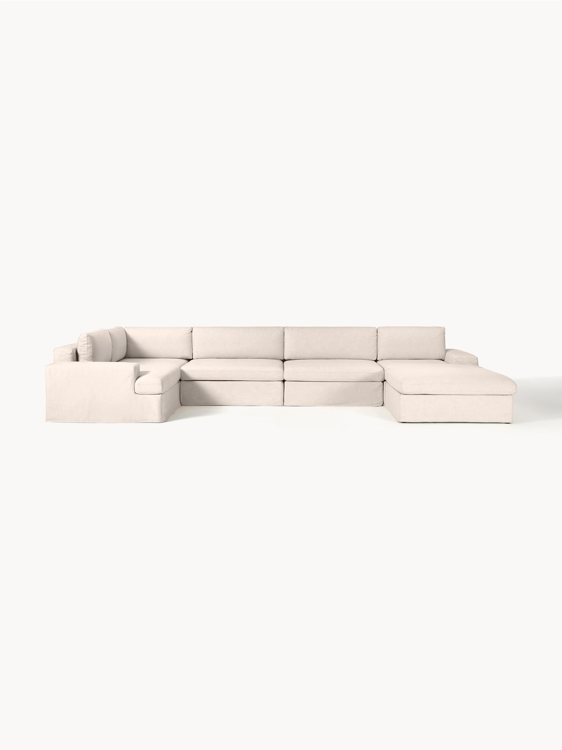 Modulares XL Sofa Russell mit abnehmbaren Bezügen