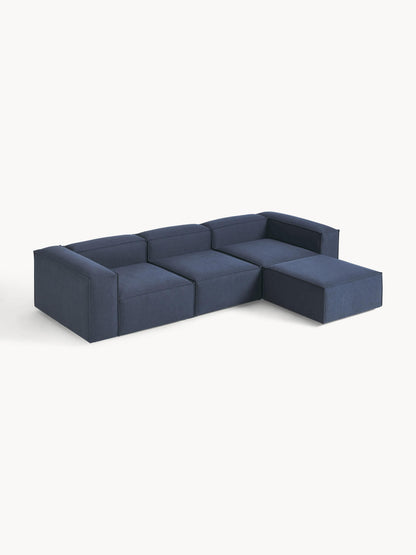 Modulares Sofa Lennon (4-Sitzer) mit Hocker (links/rechts)