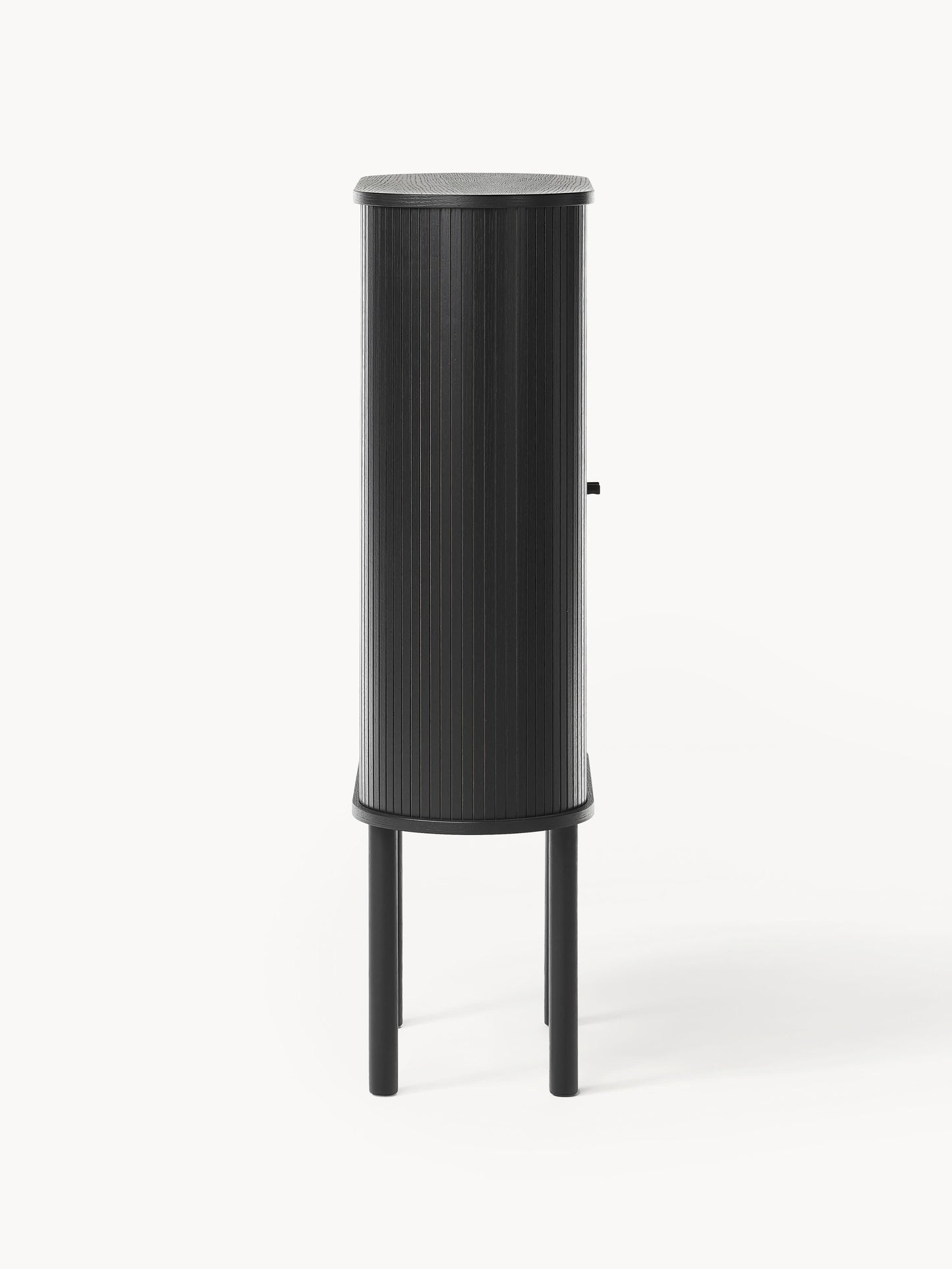 Highboard Calary mit geriffelter Front