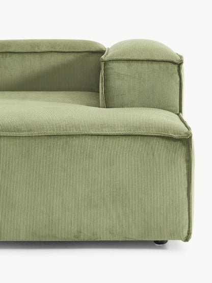 Modulares Ecksofa Lennon (2-Sitzer) aus Cord