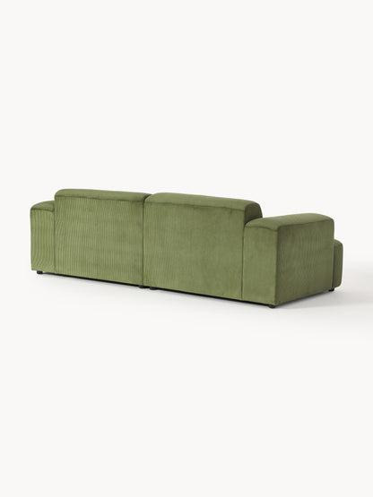 Cord-Sofa Melva (3-Sitzer)