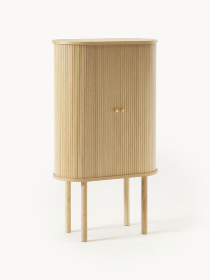 Galeriebild 1 - Highboard Calary mit geriffelter Front