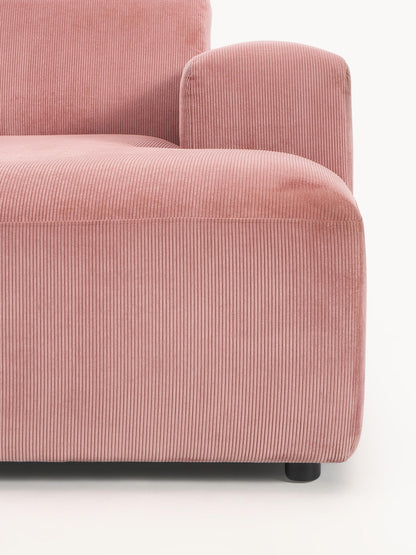 Cord-Ecksofa Melva (3-Sitzer)
