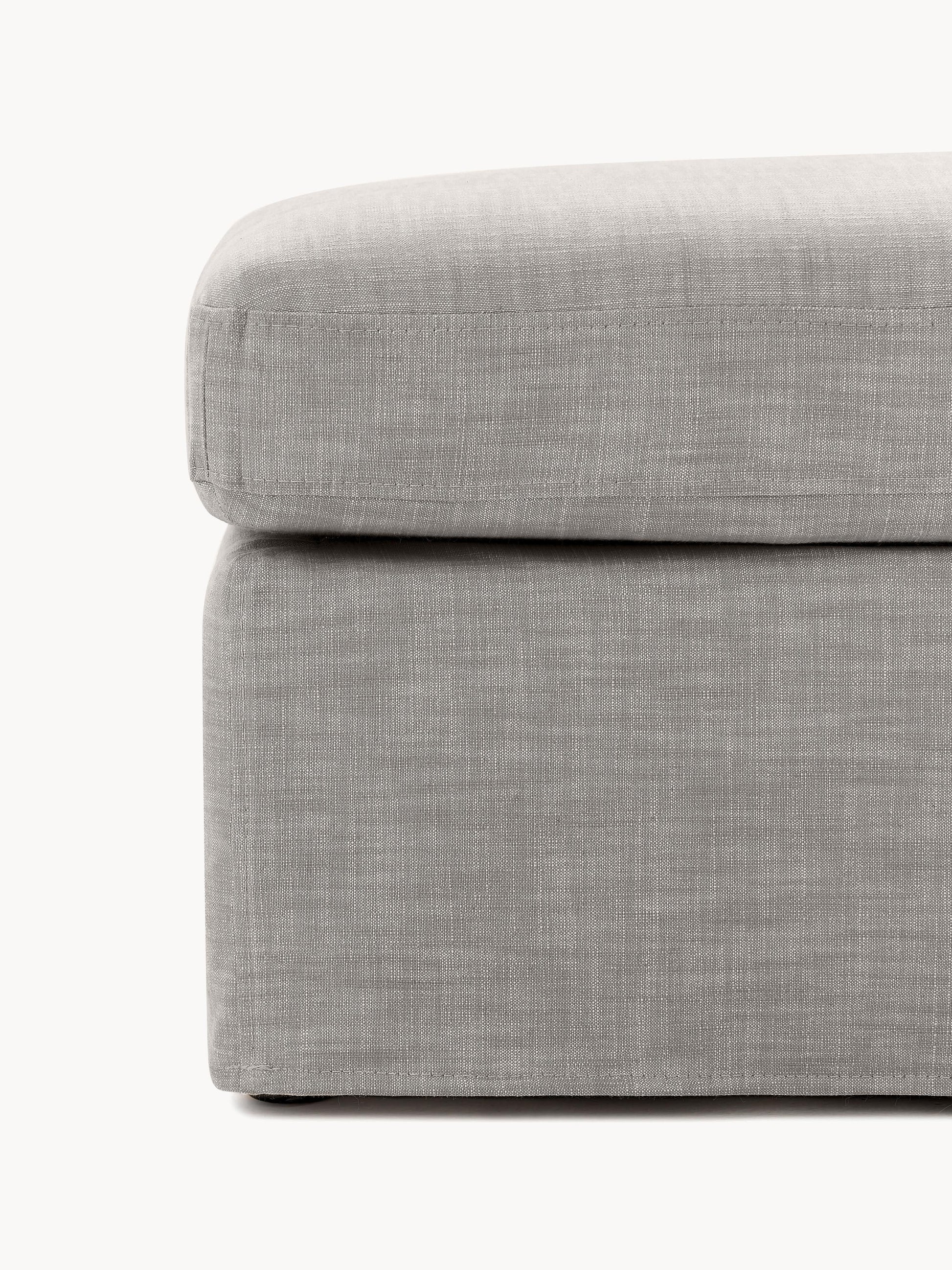 Sofa-Hocker Russell mit abnehmbaren Bezügen