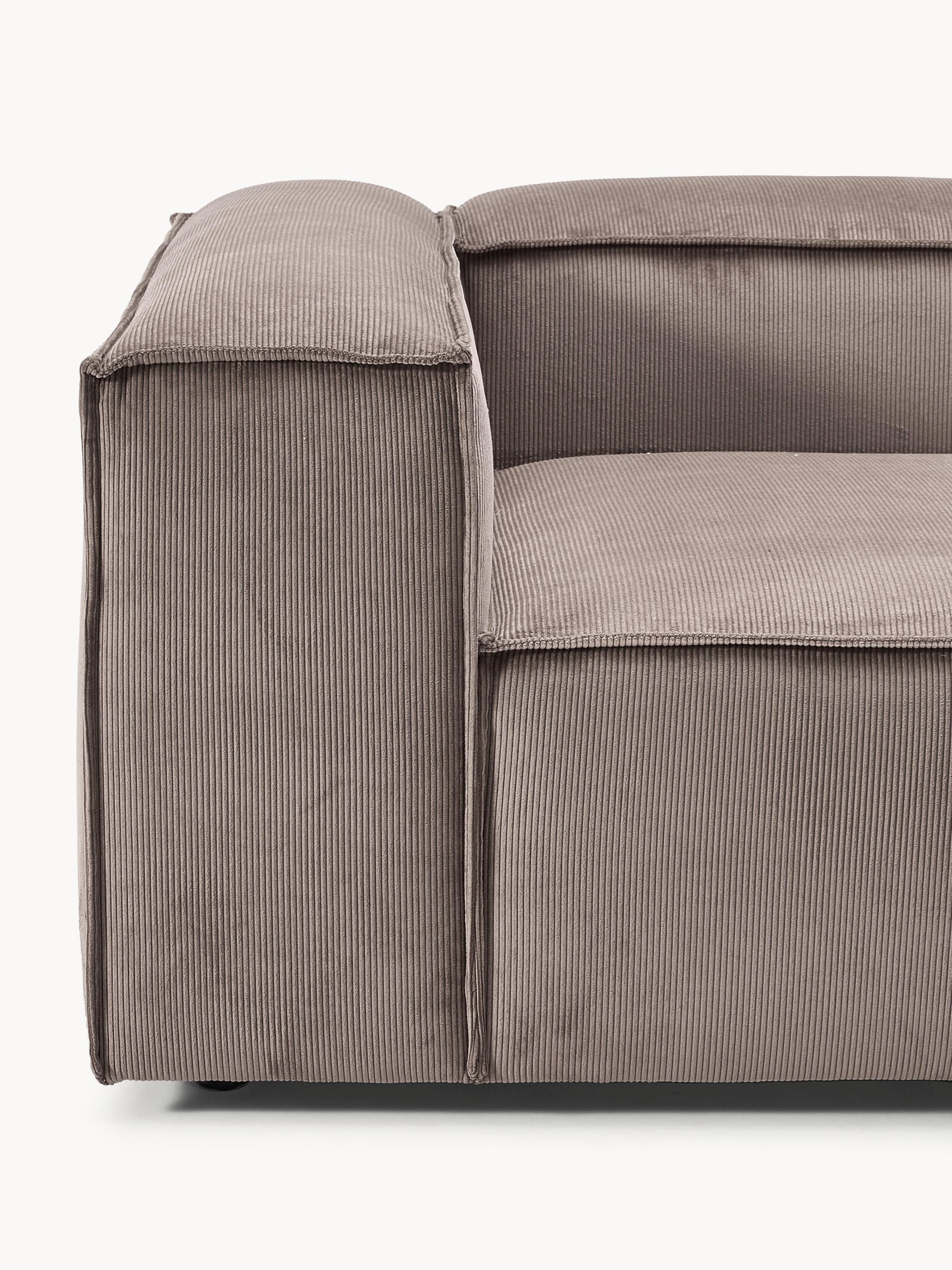 Modulare Ottomane Lennon aus Cord
