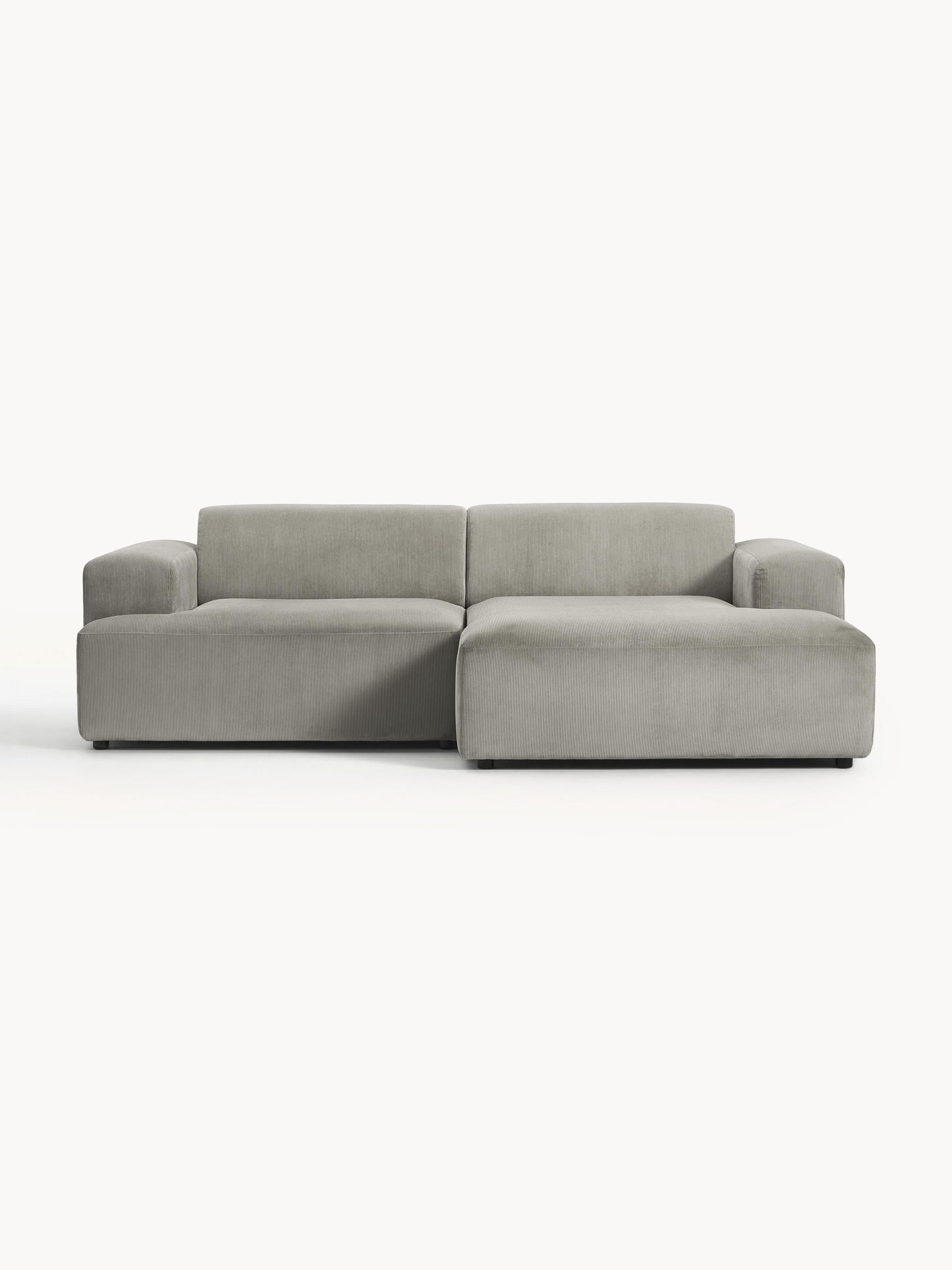 Galeriebild 1 - Cord-Ecksofa Melva (3-Sitzer)