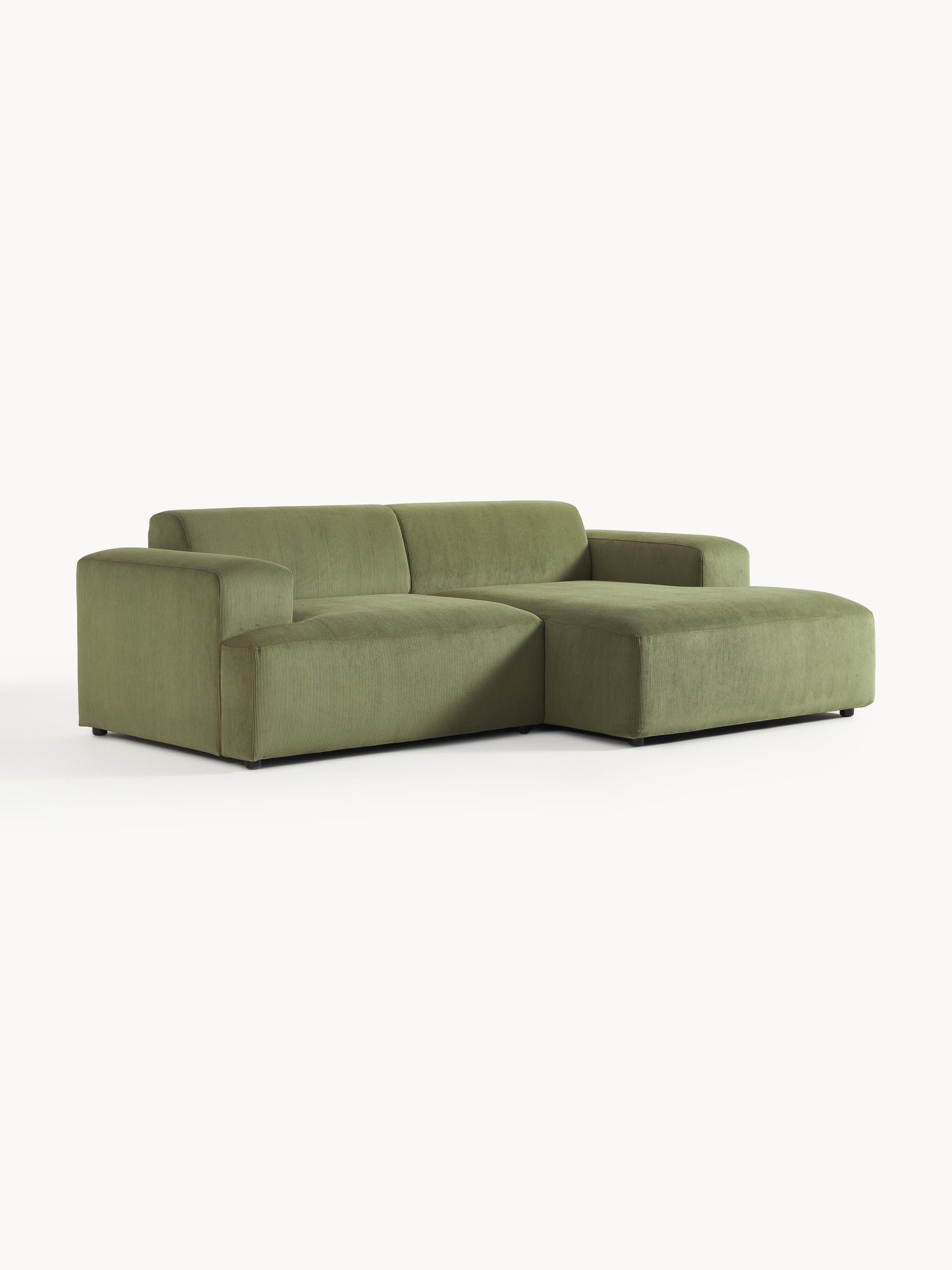 Cord-Ecksofa Melva (3-Sitzer)