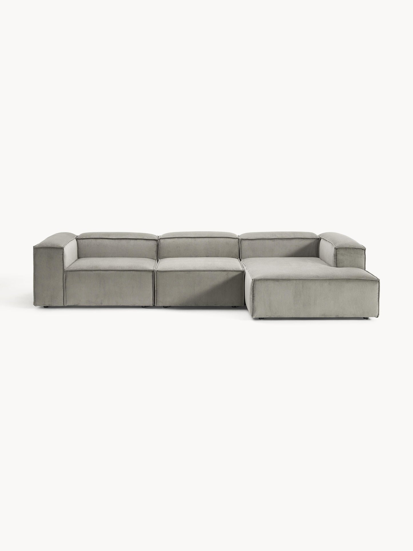 Galeriebild 1 - Modulares Ecksofa Lennon (4-Sitzer) aus Cord