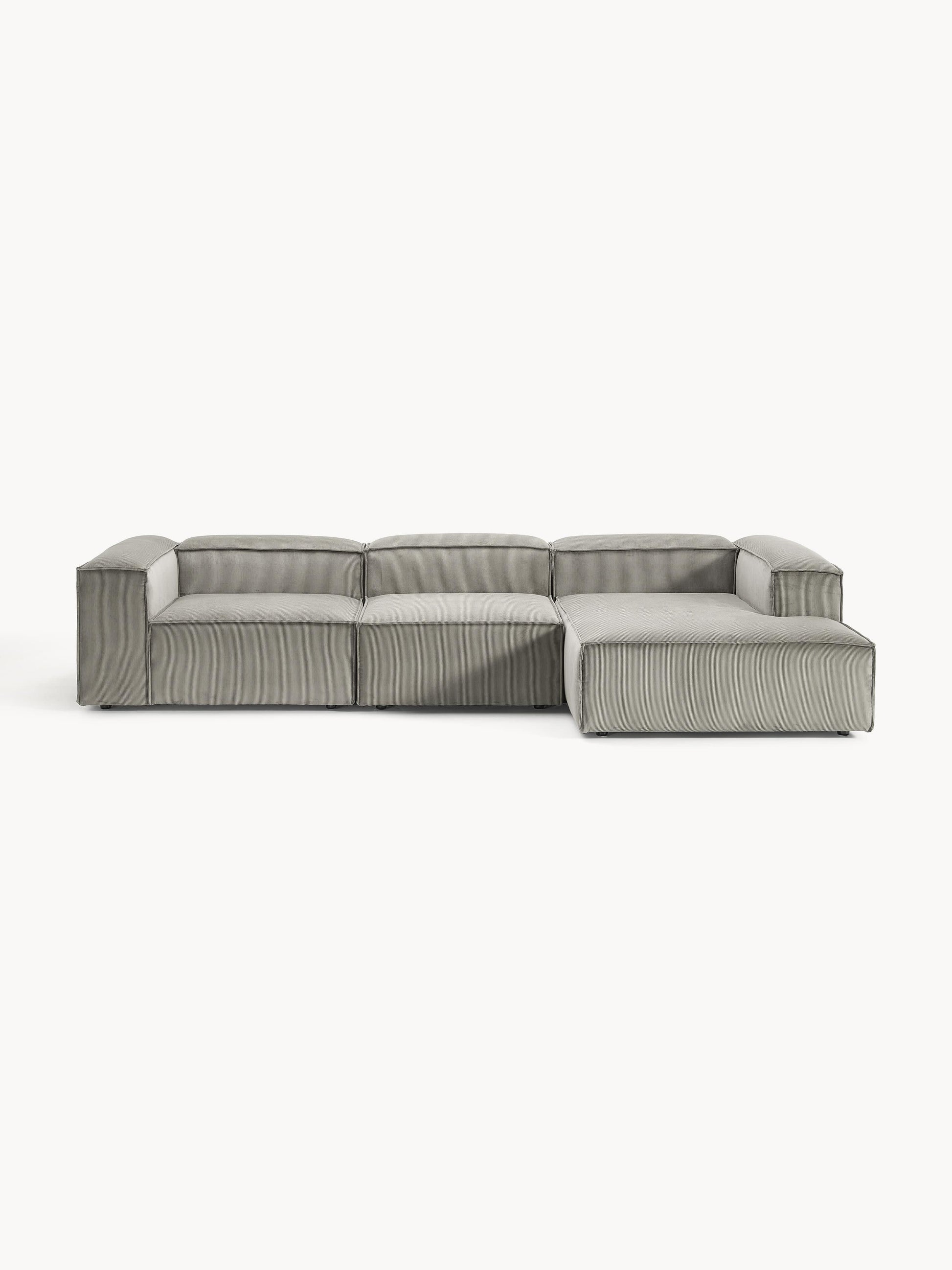 Galeriebild 1 - Modulares Ecksofa Lennon (4-Sitzer) aus Cord