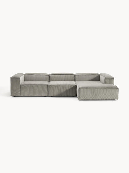 Galeriebild 1 - Modulares Ecksofa Lennon (4-Sitzer) aus Cord
