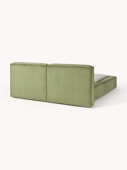 Polsterbett Lennon aus Cord