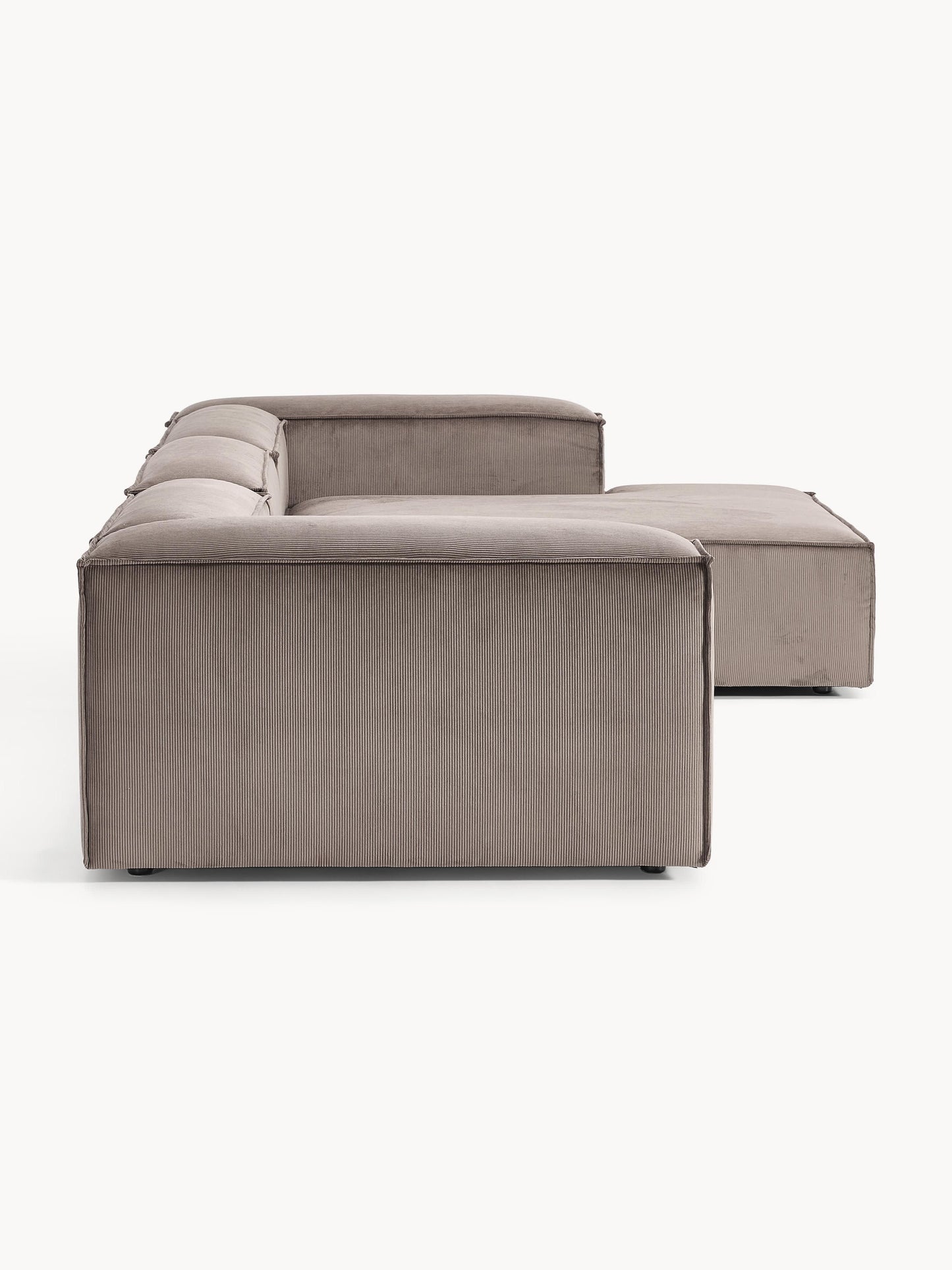 Modulares Ecksofa Lennon (4-Sitzer) aus Cord