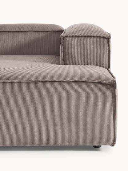 Modulares Ecksofa Lennon (4-Sitzer) aus Cord