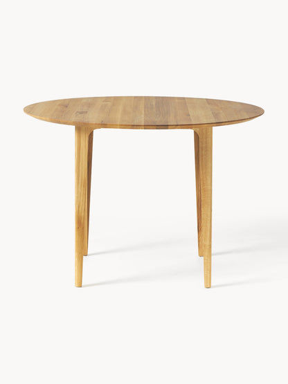 Runder Esstisch Archie aus Eichenholz, Ø 110 cm