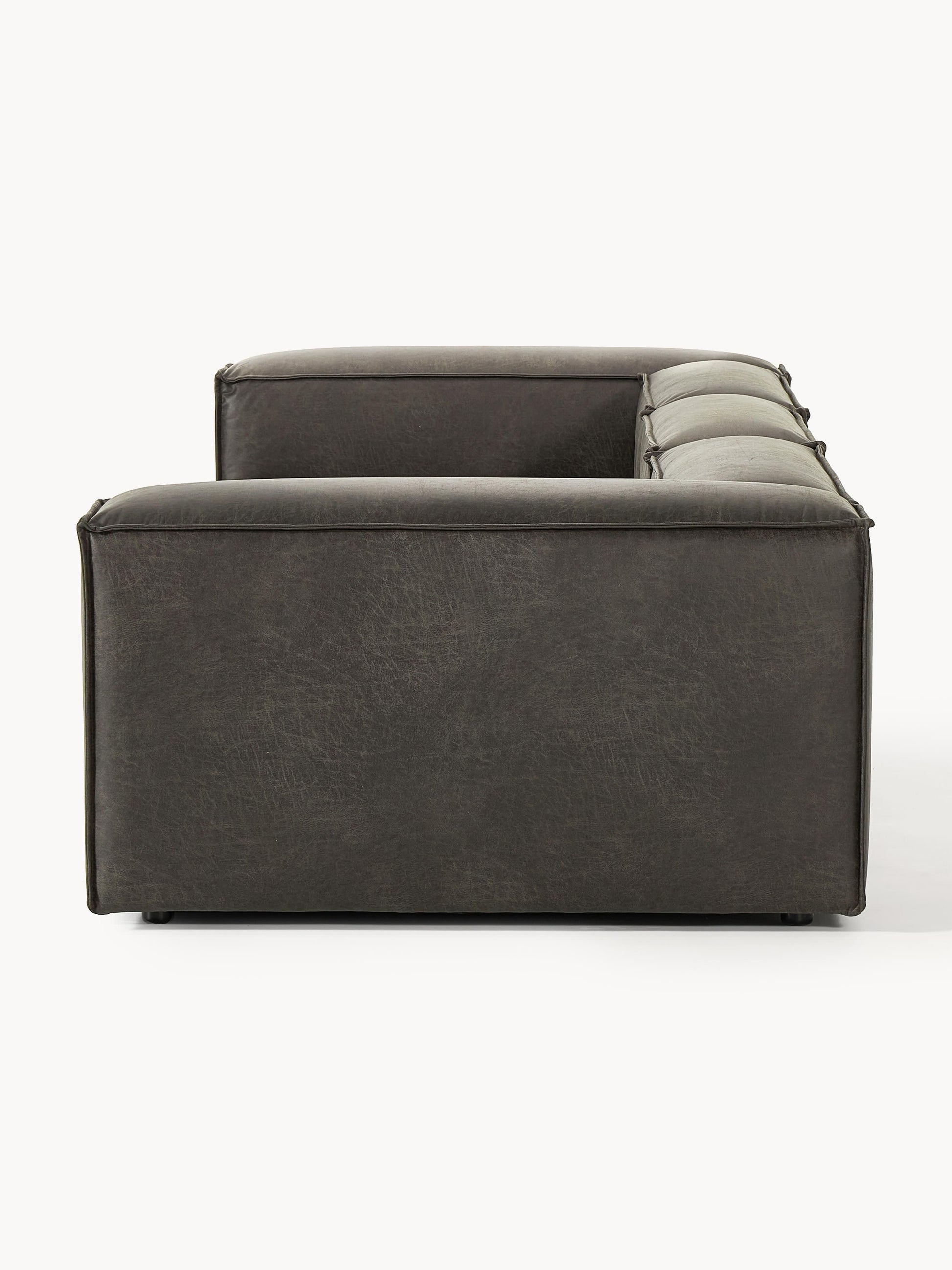 Modulares Sofa Lennon (4-Sitzer) aus Leder