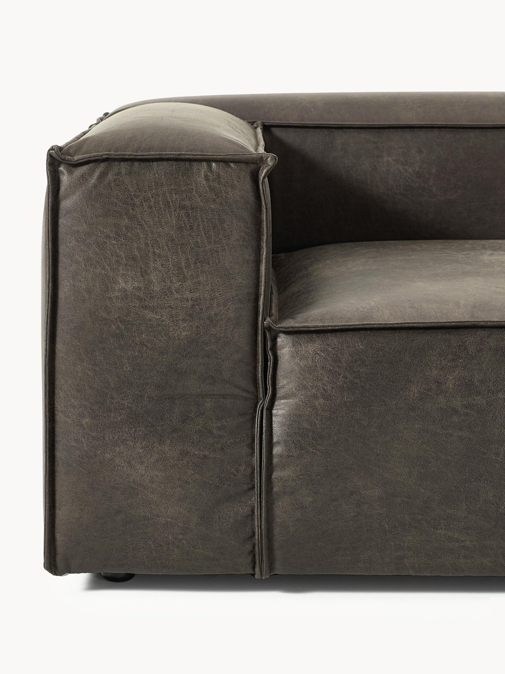 Modulares Sofa Lennon (4-Sitzer) aus Leder