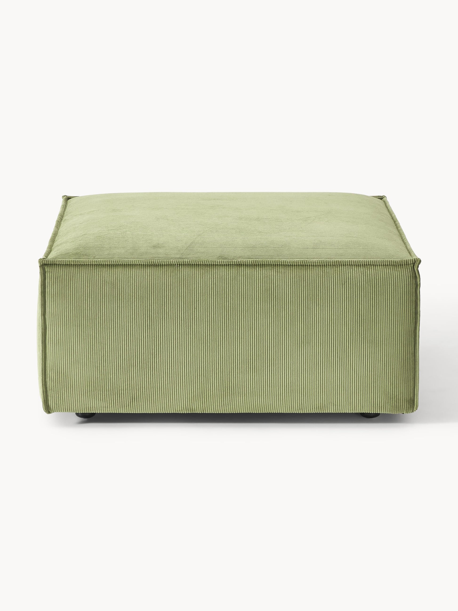 Sofa-Hocker Lennon aus Cord