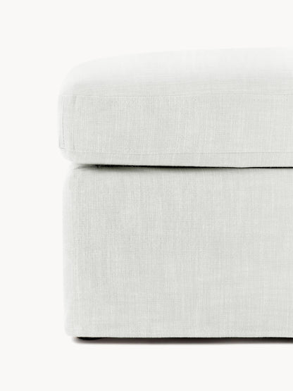 Sofa-Hocker Russell mit abnehmbaren Bezügen