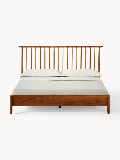 Holzbett Windsor mit Kopfteil aus Kiefernholz