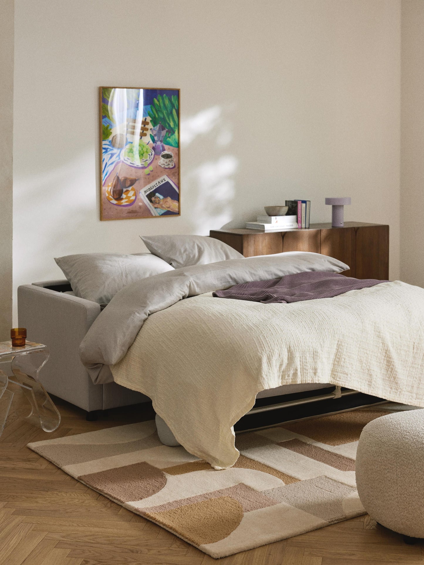 Schlafsofa Morgan (2-Sitzer) mit Matratze